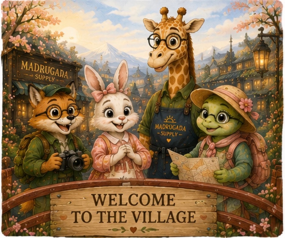 Welcome to the Village — Ollie, Nena, Tito, and Ivy